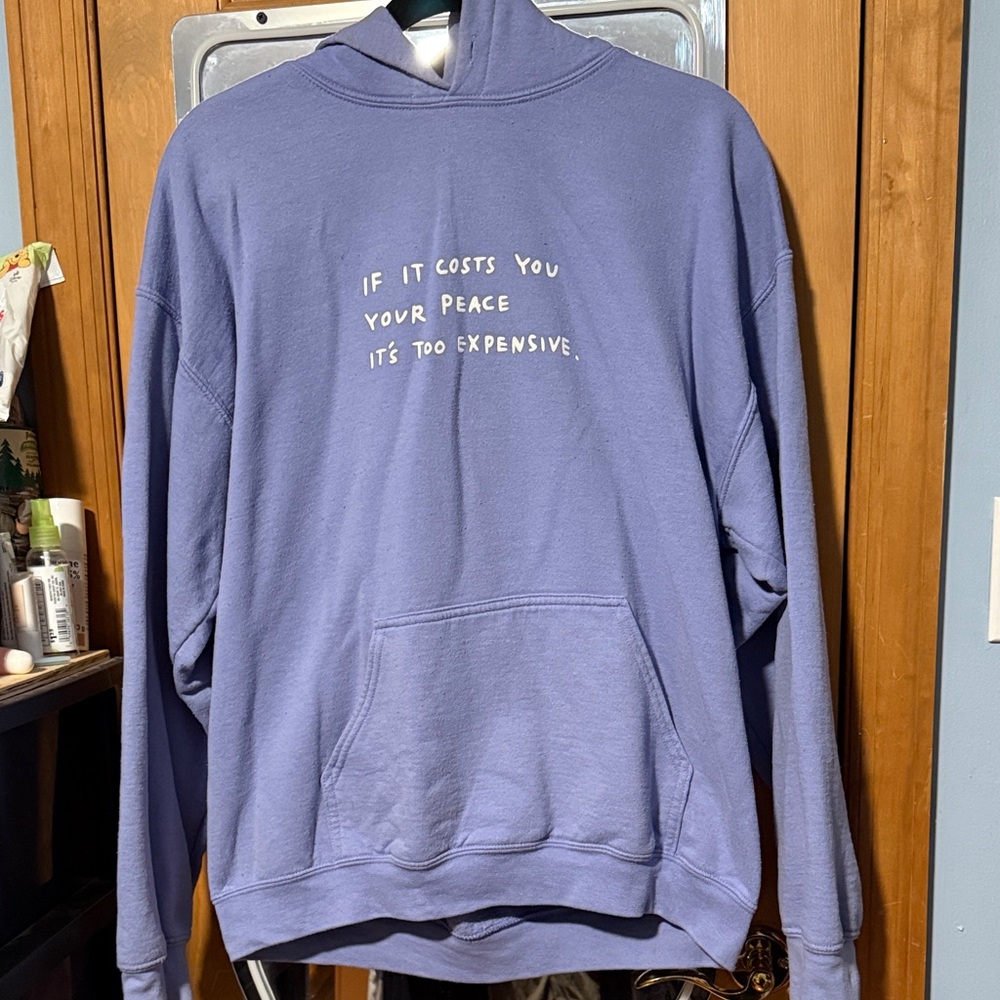 Unisex Purple Hoodie Sweater